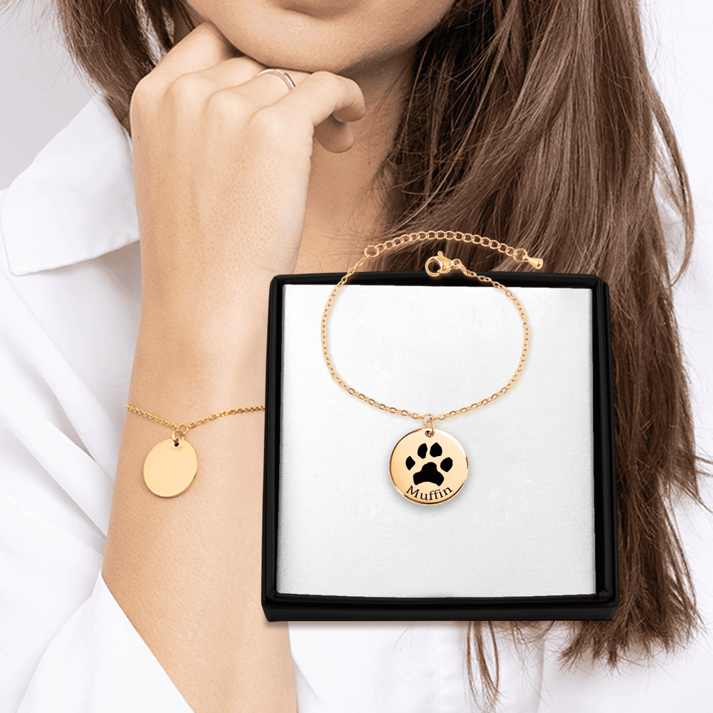 Custom Pawprint Bracelet