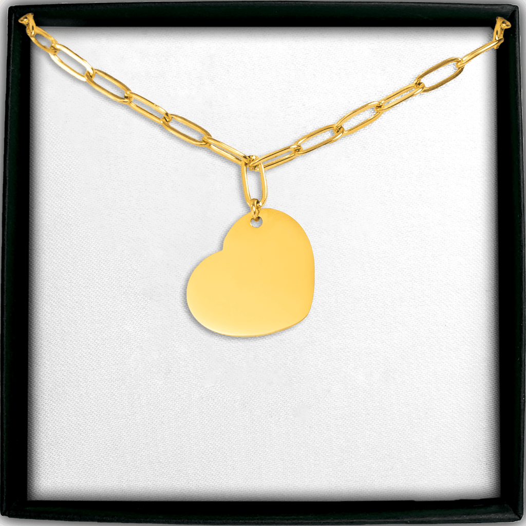 Paperclip Heart Necklace