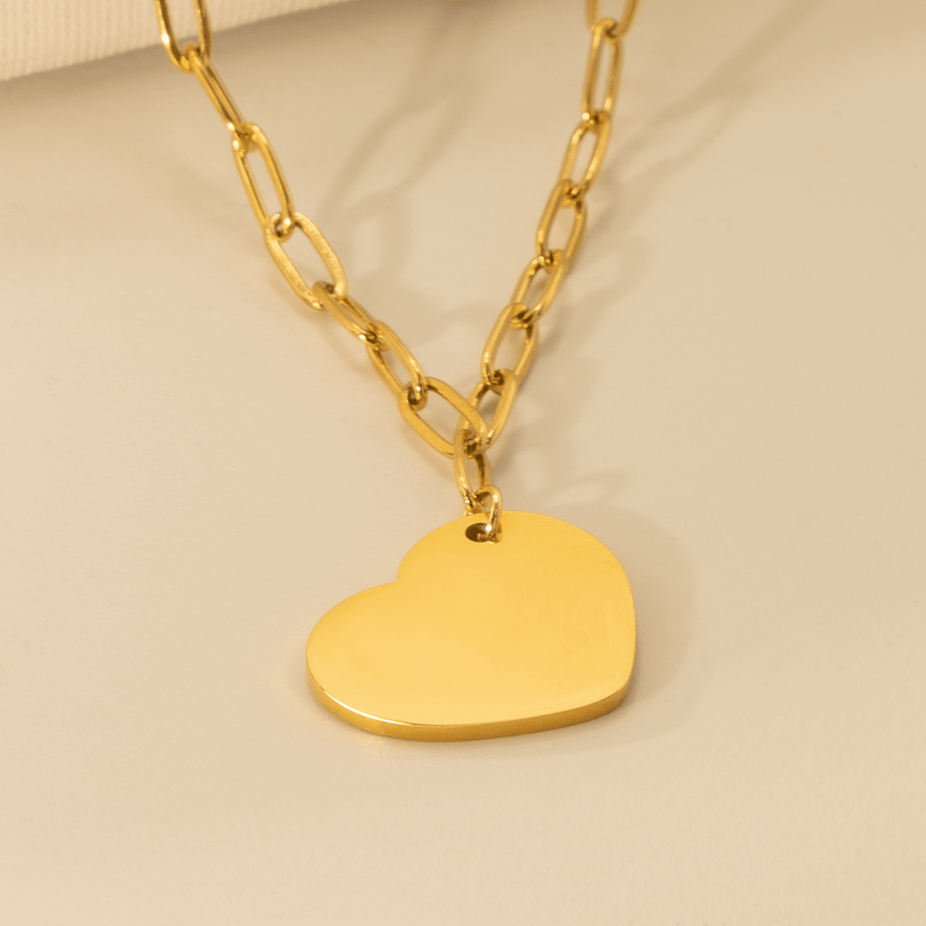 Paperclip Heart Necklace