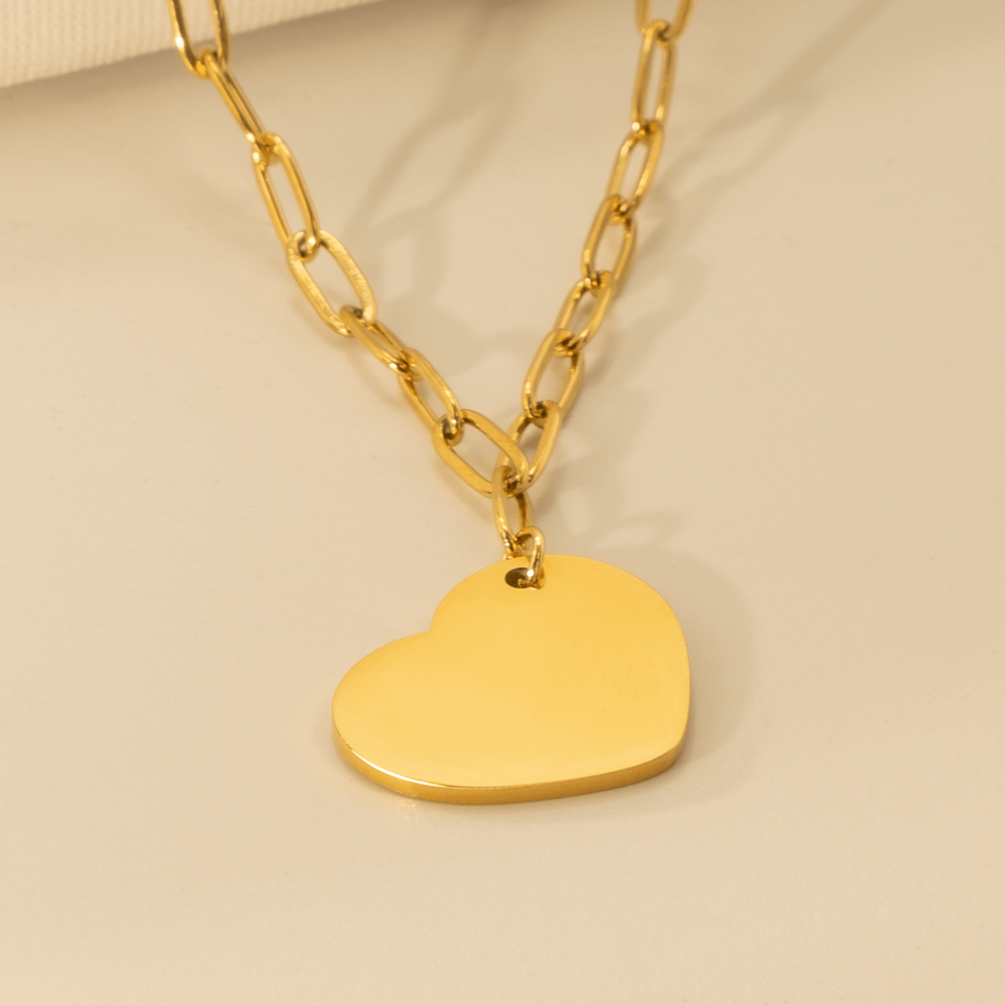 Paperclip Heart Necklace