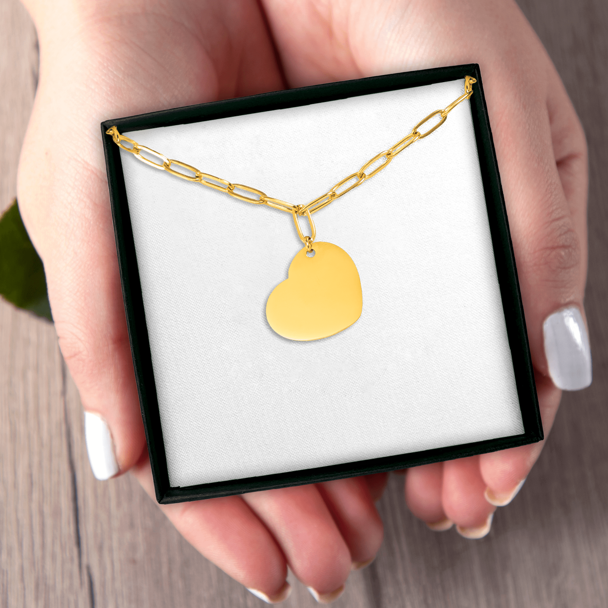 Paperclip Heart Necklace