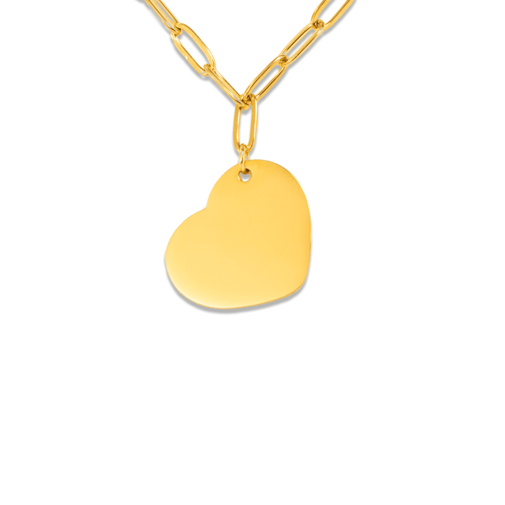 Paperclip Heart Necklace
